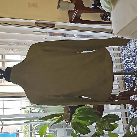 Mossimo Olive Green Zipper Sweater Size M - Picture 3 of 8